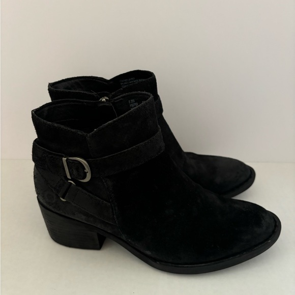 Born women’s black distressed booties - Picture 3 of 7
